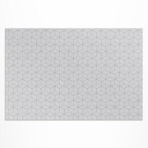 Tapis vinyle d’extérieur Mosaïque géométrique de petite taille