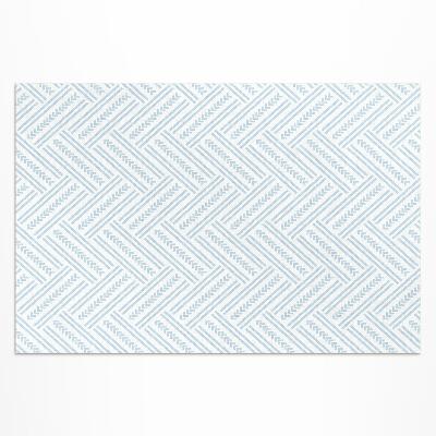 Tapis vinyle d’extérieur Motif à chevrons moderne et tendance