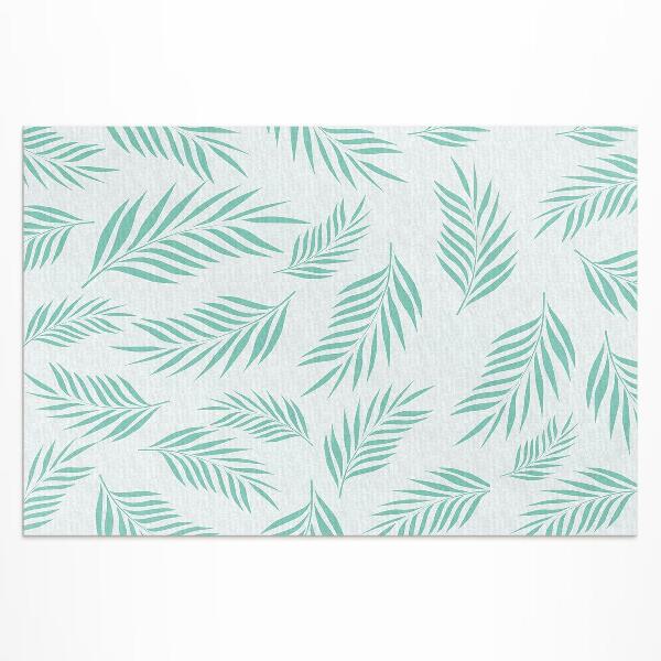 Tapis vinyle d’extérieur Branches de palmier et feuilles tropicales