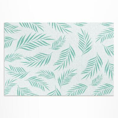 Tapis vinyle d’extérieur Branches de palmier et feuilles tropicales