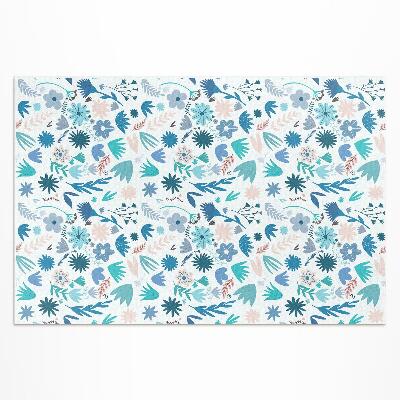 Tapis vinyle d’extérieur Fleurs et plantes bohèmes pastel