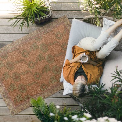 Tapis vinyle d’extérieur Fleurs sauvages anciennes