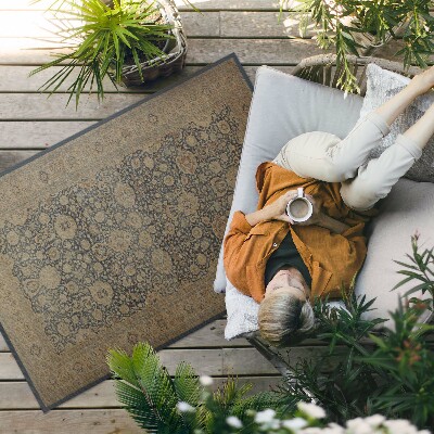 Tapis vinyle d’extérieur Une combinaison d'antiquité et de classiques