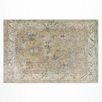 Tapis vinyle d’extérieur Motif beige ancien