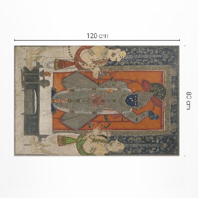 Tapis vinyle d’extérieur Krishna Hindouisme