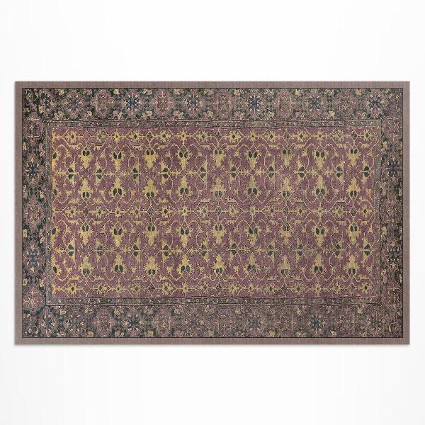 Tapis vinyle d’extérieur Tapis avec une imitation rose sale