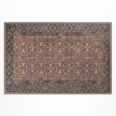 Tapis vinyle d’extérieur Tapis avec une imitation rose sale