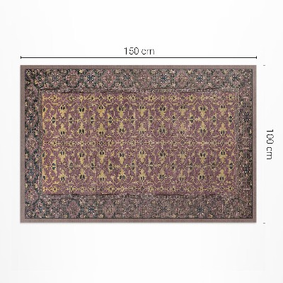 Tapis vinyle d’extérieur Tapis avec une imitation rose sale