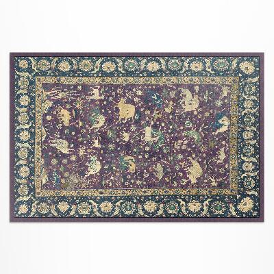 Tapis vinyle d’extérieur Animal en soie antique