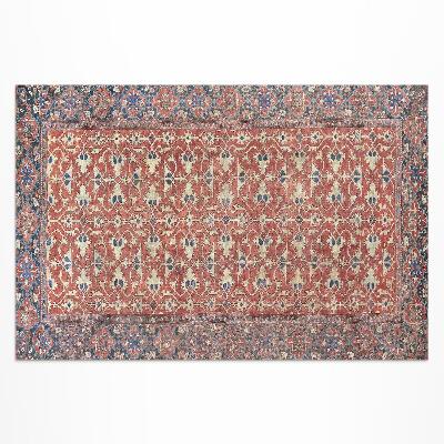 Tapis vinyle d’extérieur Très vieux rouge bleu