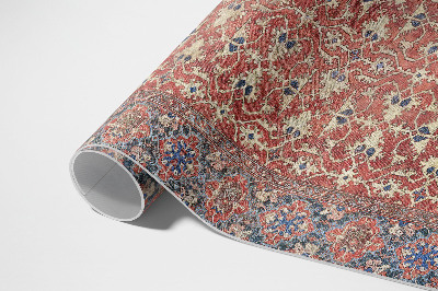 Tapis vinyle d’extérieur Très vieux rouge bleu