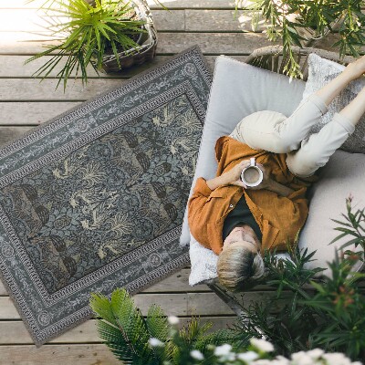 Tapis vinyle d’extérieur décorations gothiques