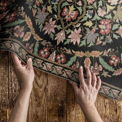 Tapis vinyle d’extérieur Motif hippie coloré