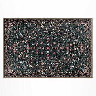 Tapis vinyle d’extérieur Floral délicat plein de couleurs