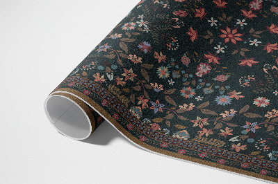 Tapis vinyle d’extérieur Floral délicat plein de couleurs