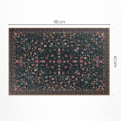 Tapis vinyle d’extérieur Floral délicat plein de couleurs