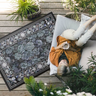 Tapis vinyle d’extérieur Bouquet de fleurs anciennes