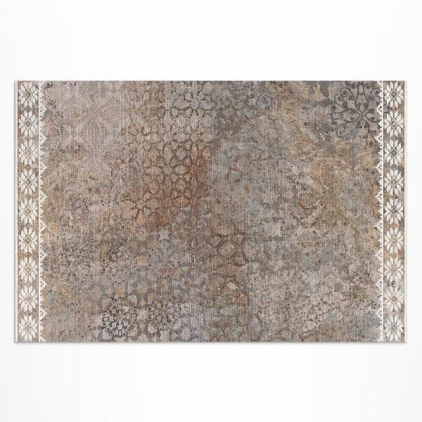 Tapis vinyle d’extérieur Impression poussiéreuse et vieillie artificiellement