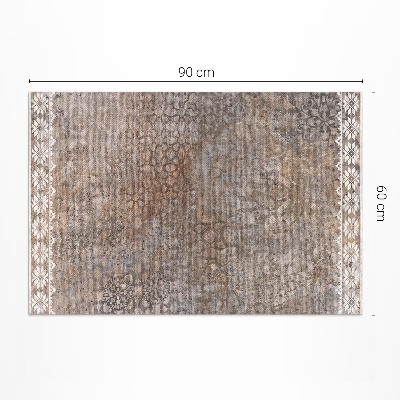 Tapis vinyle d’extérieur Impression poussiéreuse et vieillie artificiellement