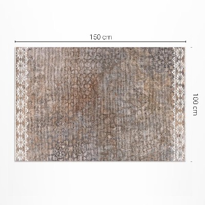 Tapis vinyle d’extérieur Impression poussiéreuse et vieillie artificiellement