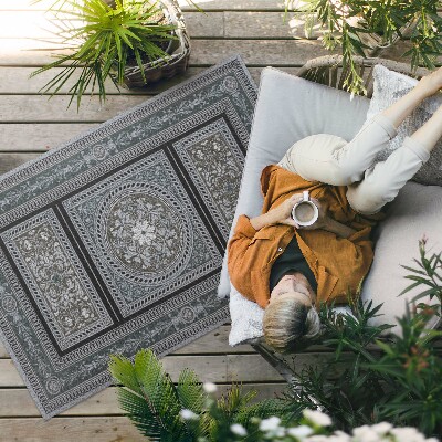 Tapis vinyle d’extérieur Ornemental et géométrique