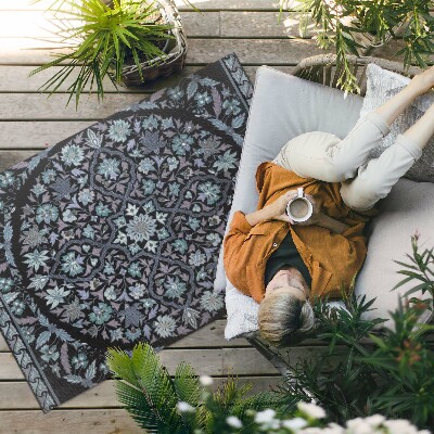 Tapis vinyle d’extérieur Mandala