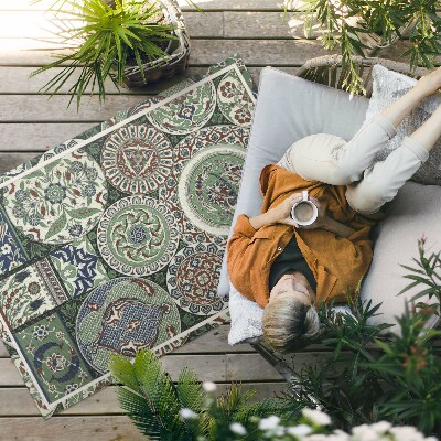 Tapis vinyle d’extérieur Les Mandalas d'Albert Racinet