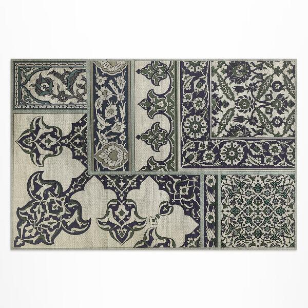 Tapis vinyle d’extérieur Le patchwork d'Albert Racinet