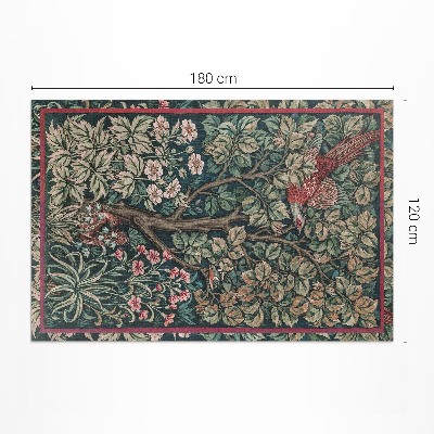 Tapis vinyle d’extérieur Faisan de William Morris