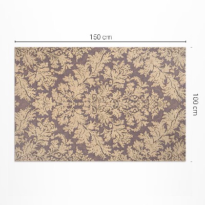 Tapis vinyle d’extérieur Riche ornement floral, élégant vintage