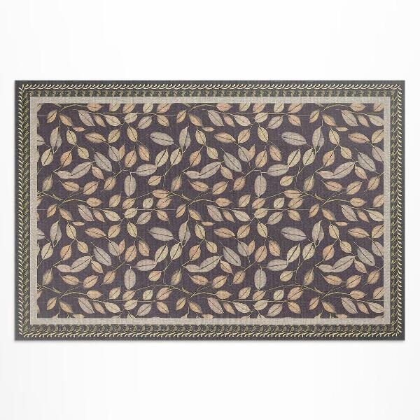 Tapis vinyle d’extérieur Feuilles d'automne végétation vintage