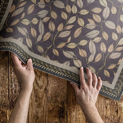 Tapis vinyle d’extérieur Feuilles d'automne végétation vintage