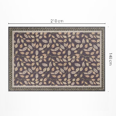 Tapis vinyle d’extérieur Feuilles d'automne végétation vintage