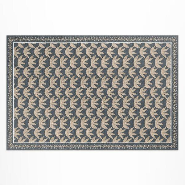 Tapis vinyle d’extérieur Ornement végétal vintage répétitif