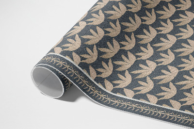 Tapis vinyle d’extérieur Ornement végétal vintage répétitif