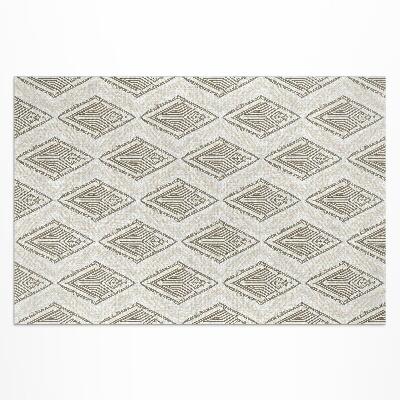 Tapis vinyle d’extérieur Motif d'ornement géométrique régulier