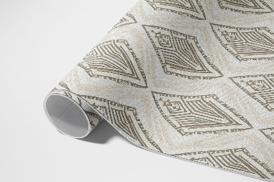 Tapis vinyle d’extérieur Motif d'ornement géométrique régulier