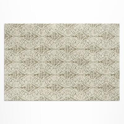 Tapis vinyle d’extérieur Motif Art Déco, élégant et délicat