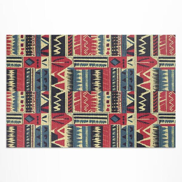 Tapis vinyle d’extérieur Motif indien bohème abstrait