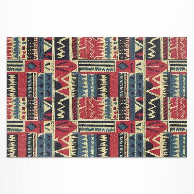 Tapis vinyle d’extérieur Motif indien bohème abstrait