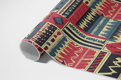 Tapis vinyle d’extérieur Motif indien bohème abstrait