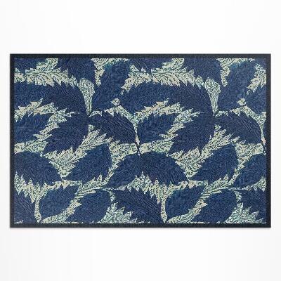 Tapis vinyle d’extérieur Feuilles vintage élégantes