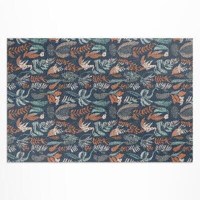 Tapis vinyle d’extérieur Une prairie de fleurs au style bohème