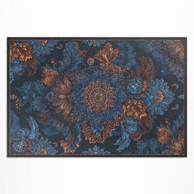Tapis vinyle d’extérieur Composition florale de style vintage