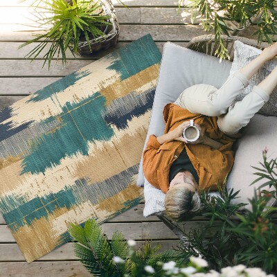 Tapis vinyle d’extérieur Taches abstraites, traces de peinture rayée