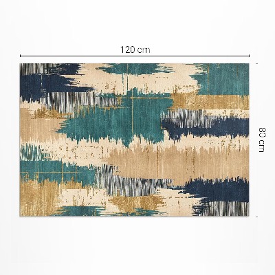 Tapis vinyle d’extérieur Taches abstraites, traces de peinture rayée