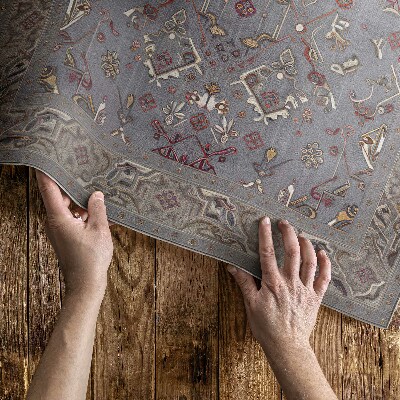 Tapis vinyle d’extérieur Motif vintage dans le style persan ancien