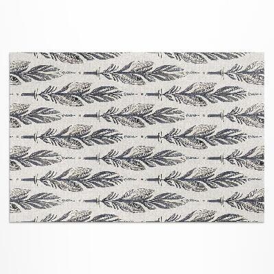 Tapis vinyle d’extérieur Plumes indiennes de style bohème