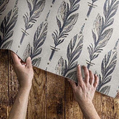 Tapis vinyle d’extérieur Plumes indiennes de style bohème