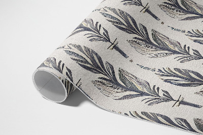 Tapis vinyle d’extérieur Plumes indiennes de style bohème